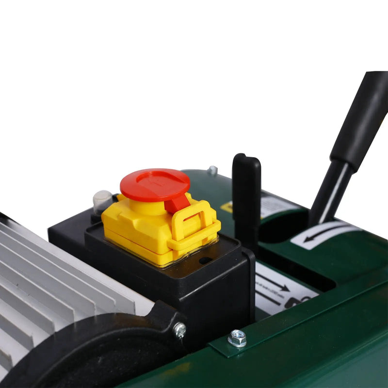 Double Flywheel Electric Log Splitter 7 Ton Portable Firewood Machine Steel - Black by HouseOfZazla
