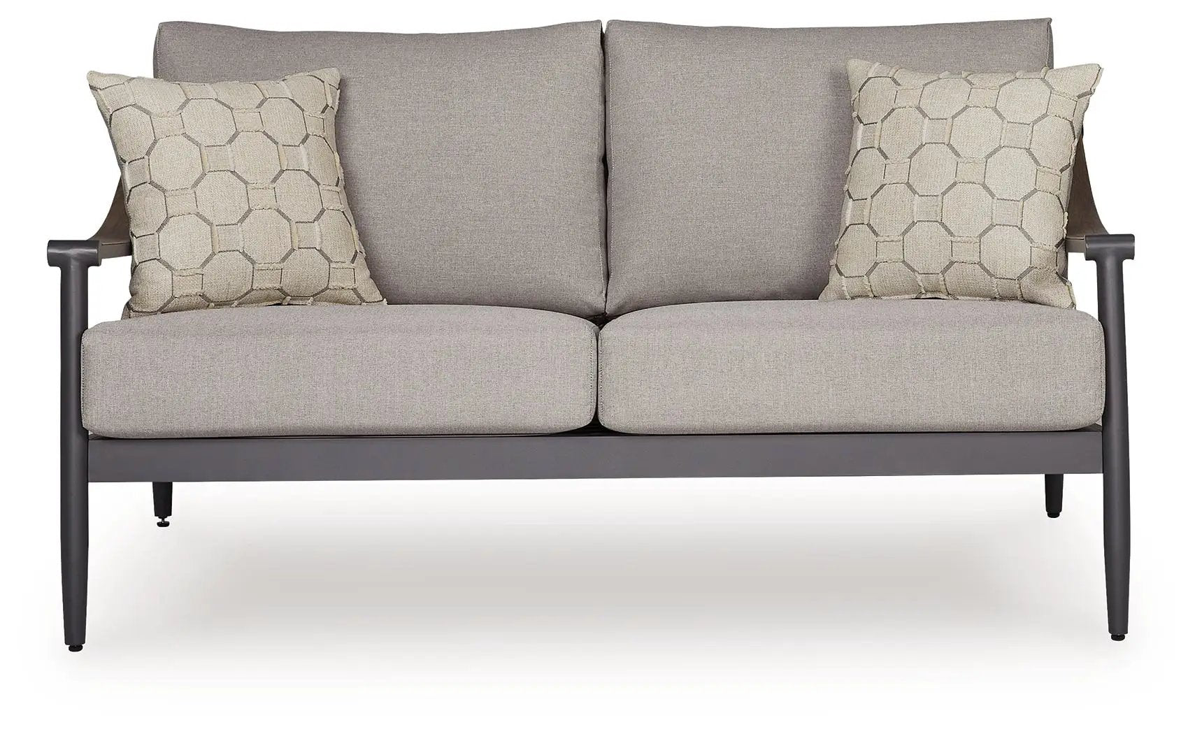 Ocean Beach - Loveseat With Cushion - Gray by Unique Piece Furniture