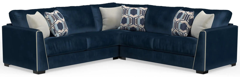 Jetson - Sectional With Comfort Coil Seat Cushions And Included Accent Pillows by Unique Piece Furniture