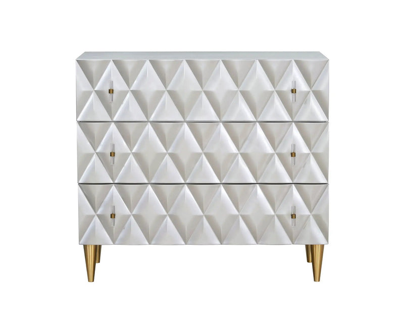 Anson Console Cabinet - Silver / Champagne by HouseOfZazla