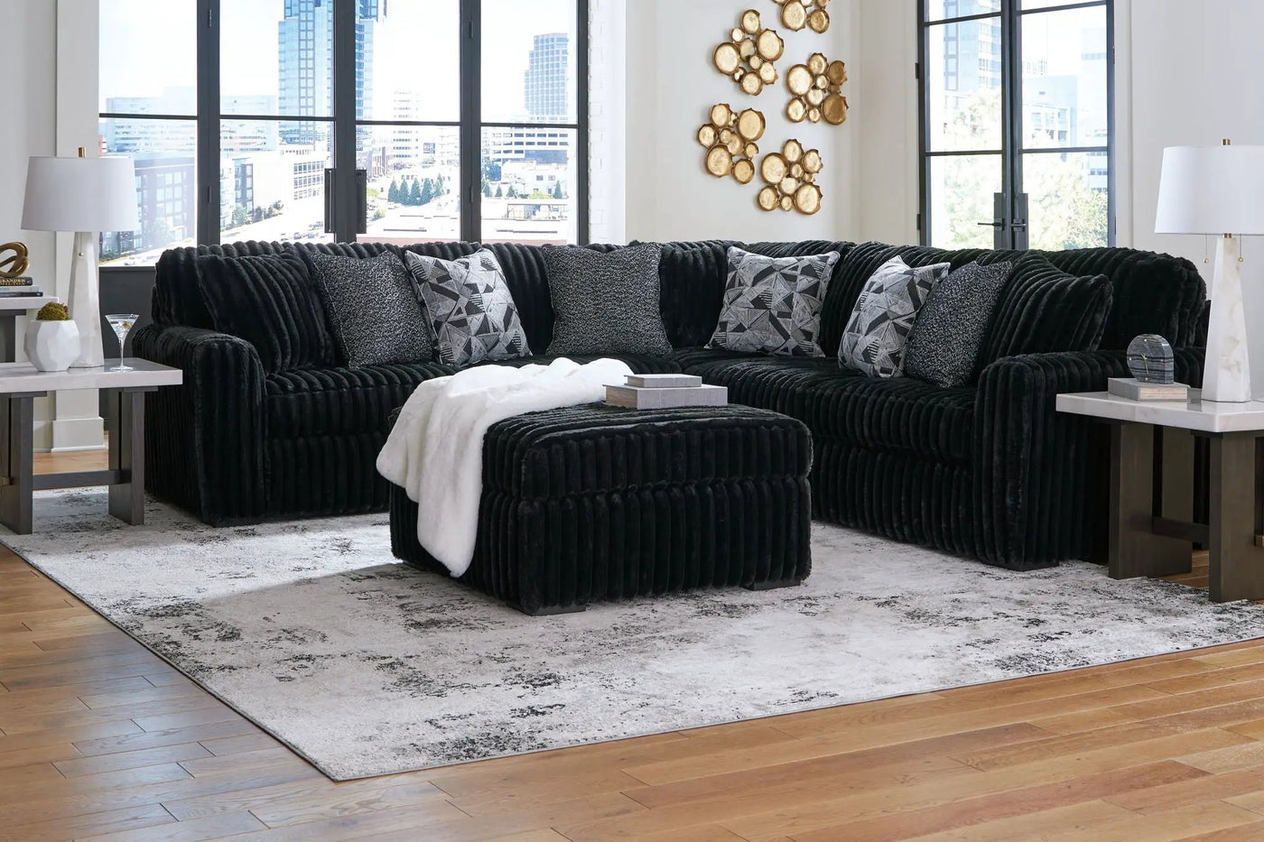 Midnight-Madness - Sectional Set by Unique Piece Furniture