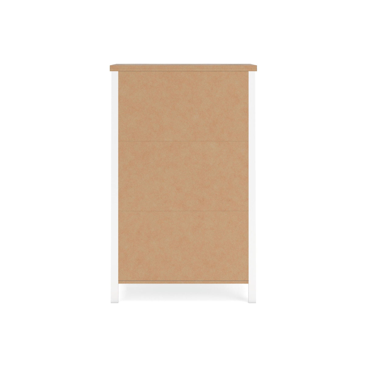 Kerisden - Five Drawer Chest - White / Brown, photo 6 of 7