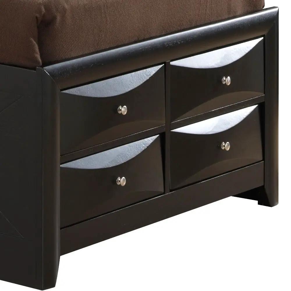 Modern Design Storage Bed With Bookcase Headboard by Unique Piece Furniture