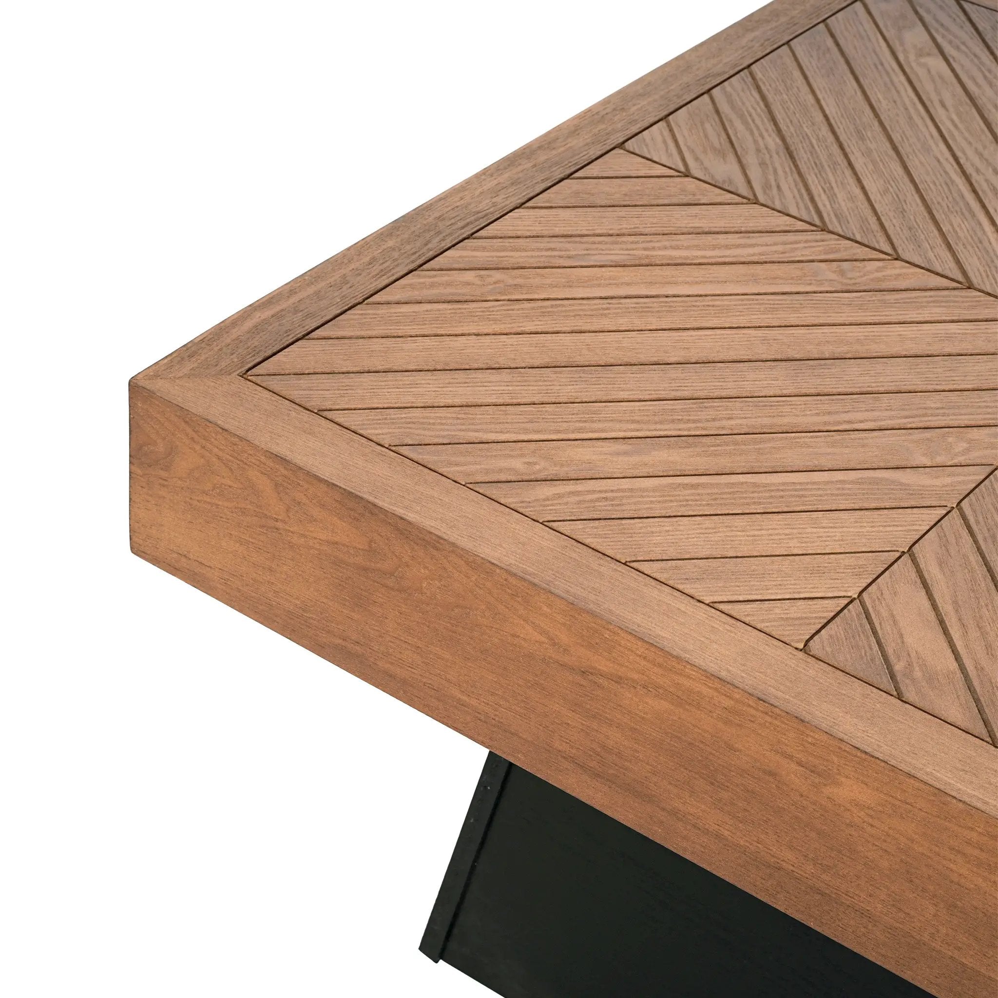 Modern Square Coffee Table for Living Room, 31.5 Inch by HouseOfZazla