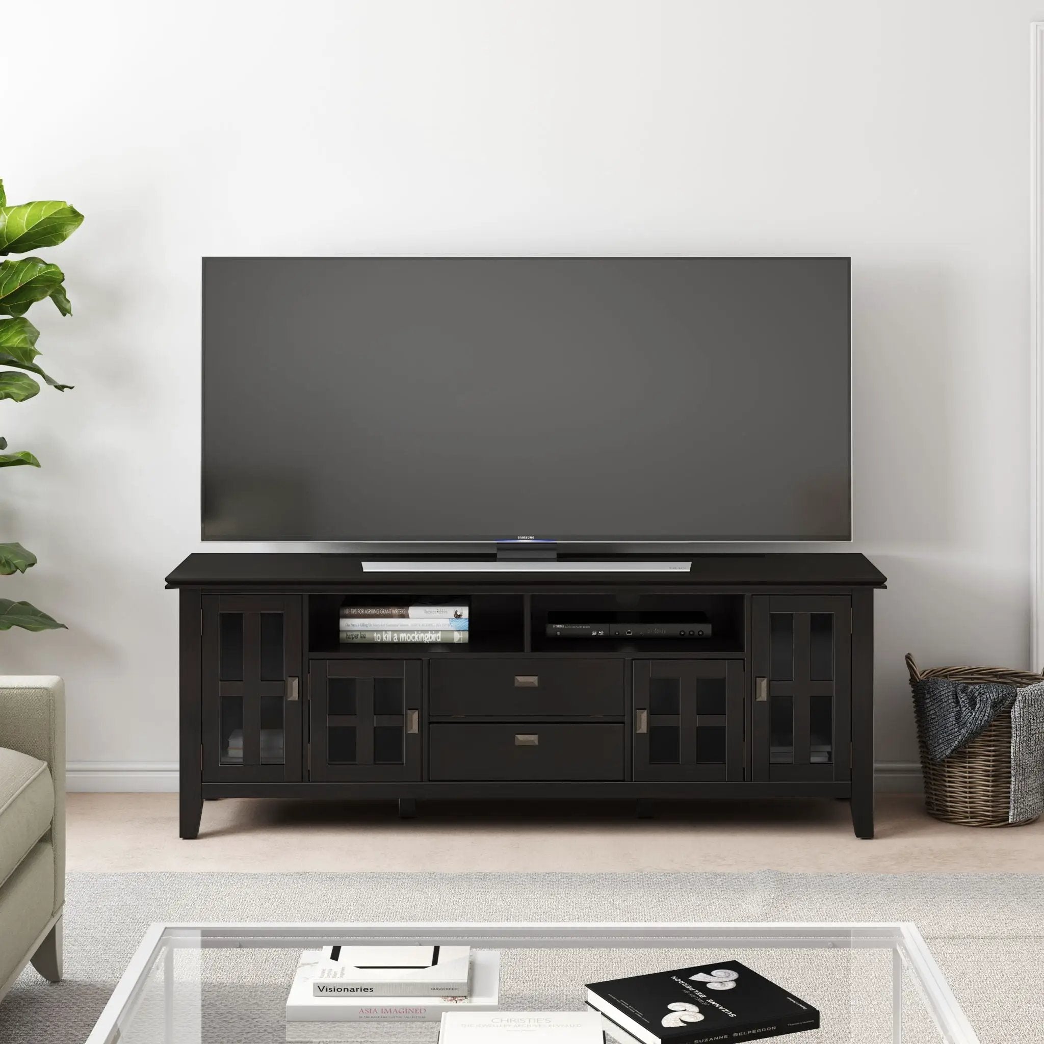 Artisan - TV Media Stand - Hickory Brown by HouseOfZazla