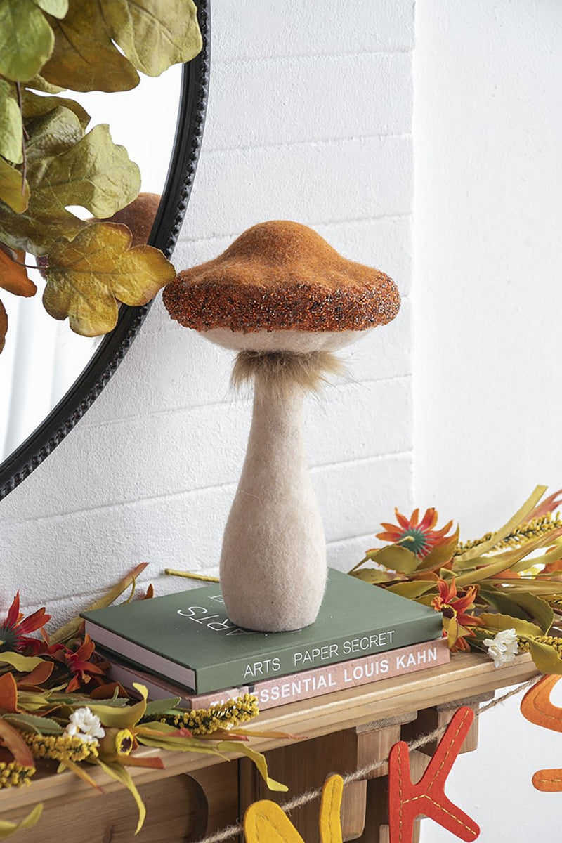Mushroom Holiday Ornament Set (Beige / Orange), photo 11 of 11