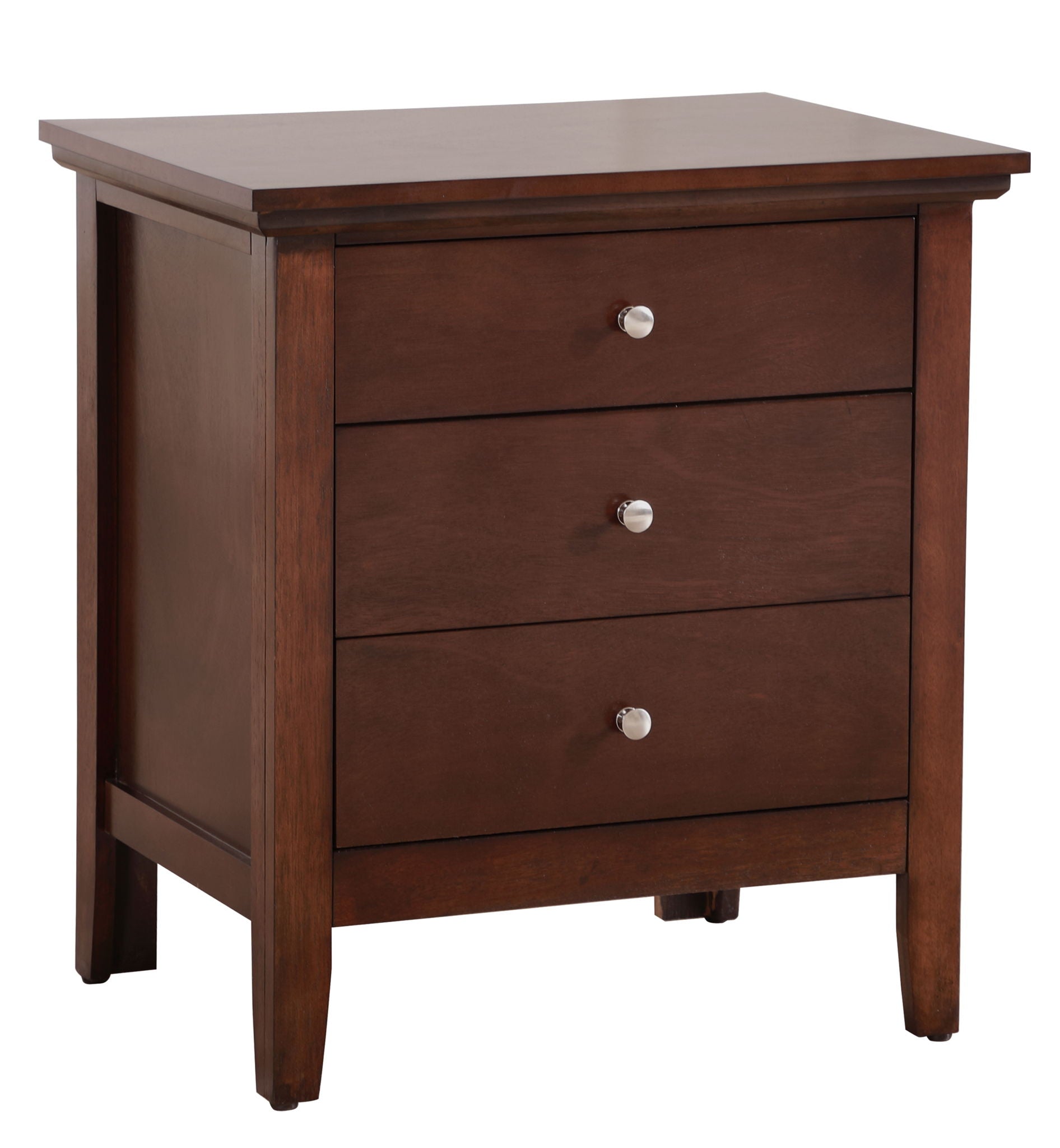 Hammond - 3 Drawer Nightstand - Cappuccino by Unique Piece Furniture