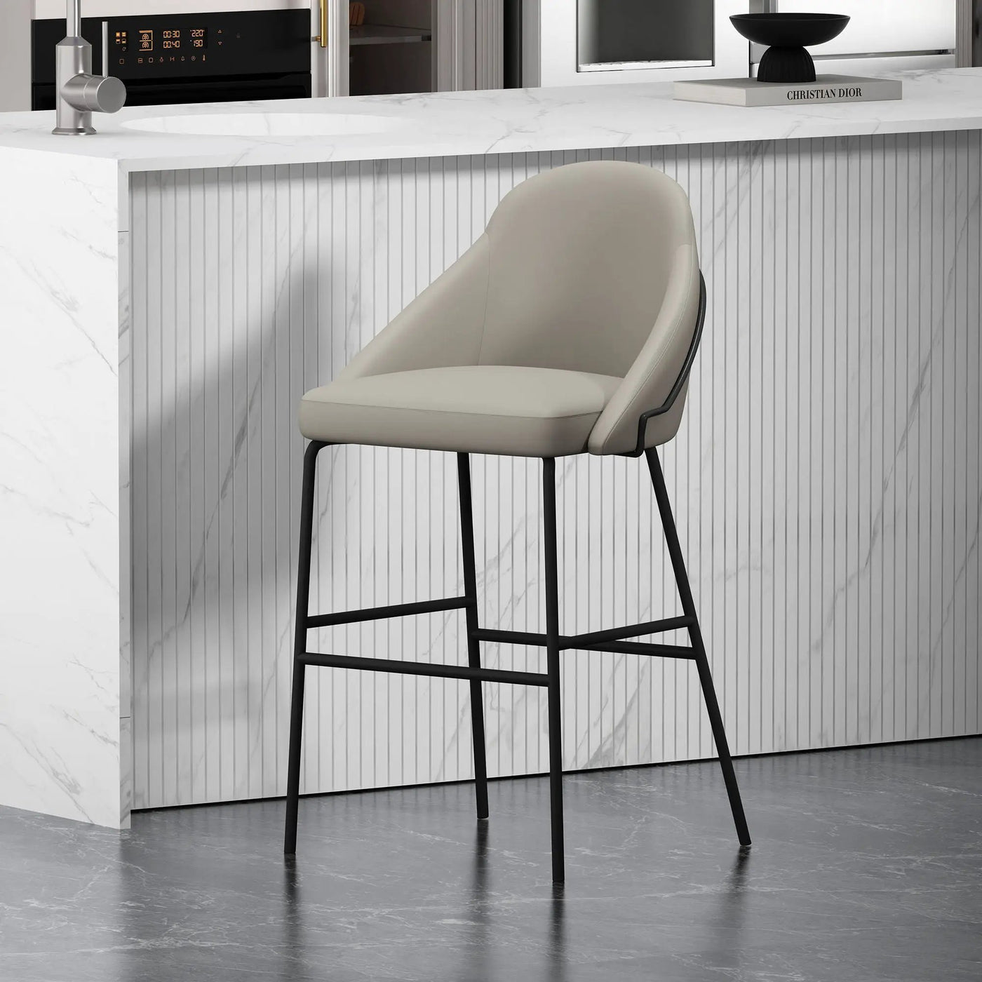 Gracie - Upholstered Barstool by HouseOfZazla
