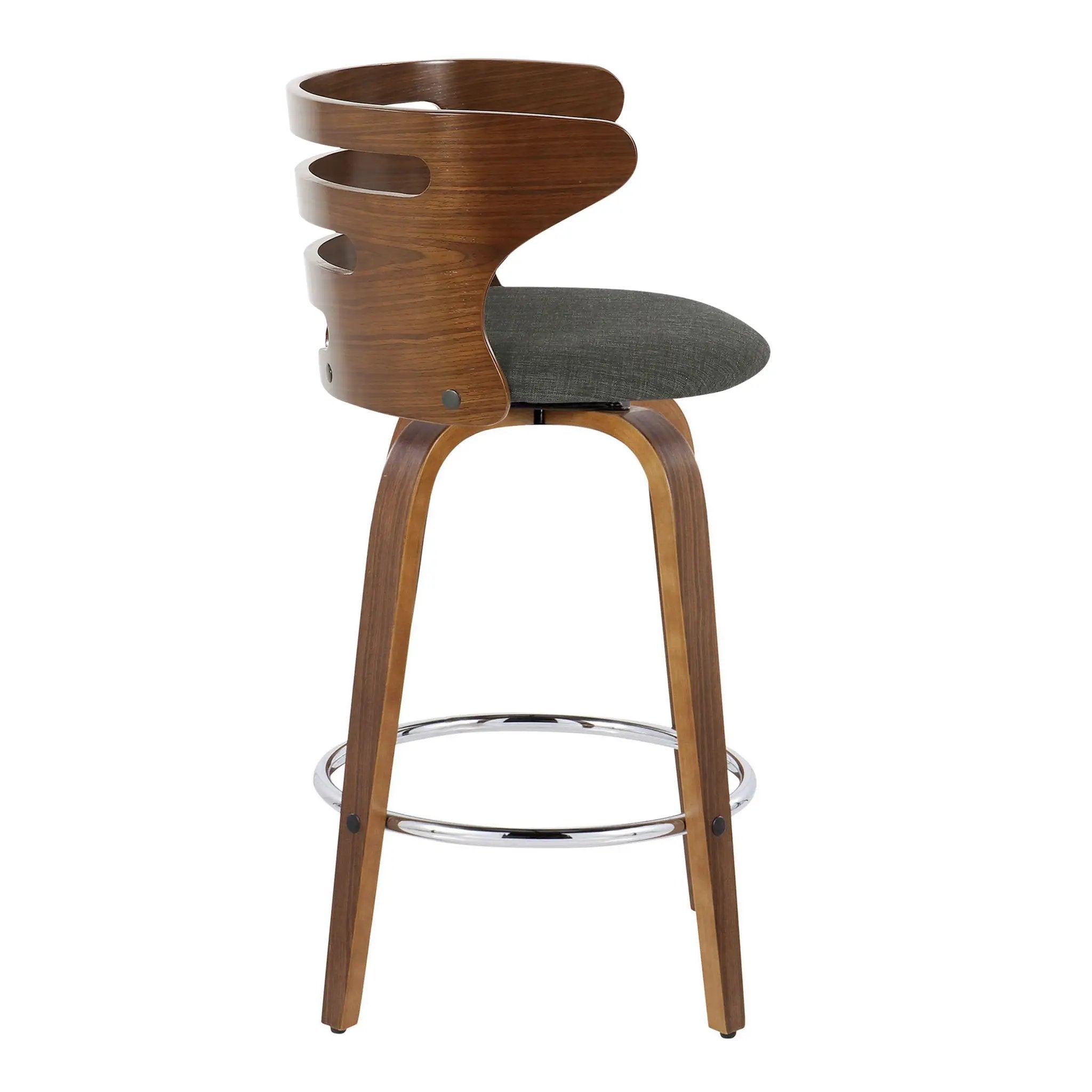 Fixed-Height Counter Stool with Swivel by HouseOfZazla