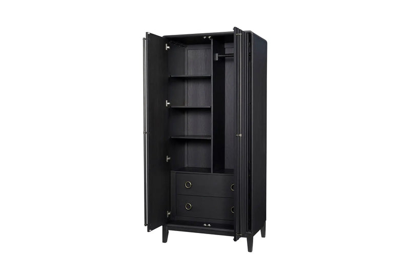 Spacious Storage Armoire - Peppercorn by Unique Piece Furniture