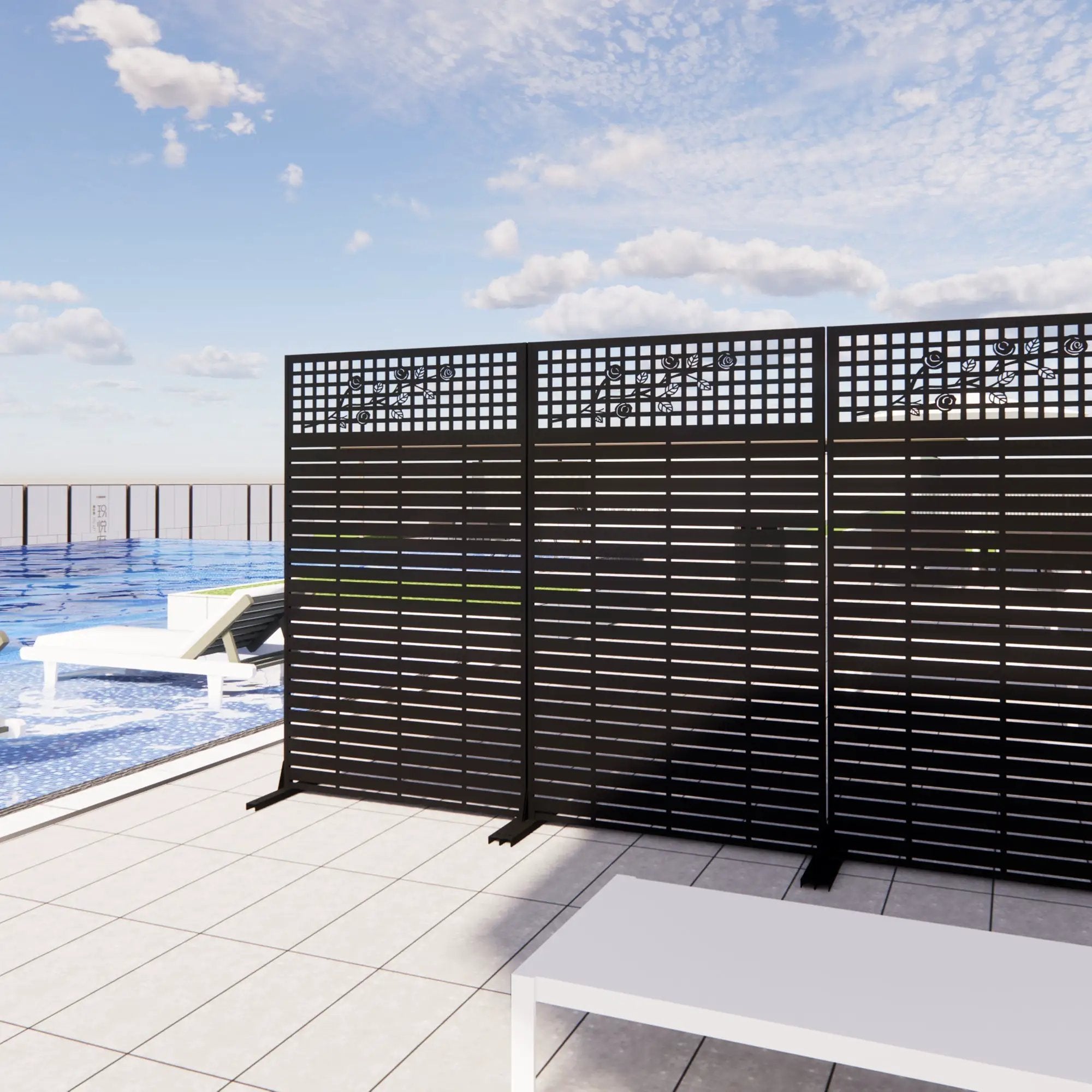 Metal Privacy Screens by HouseOfZazla