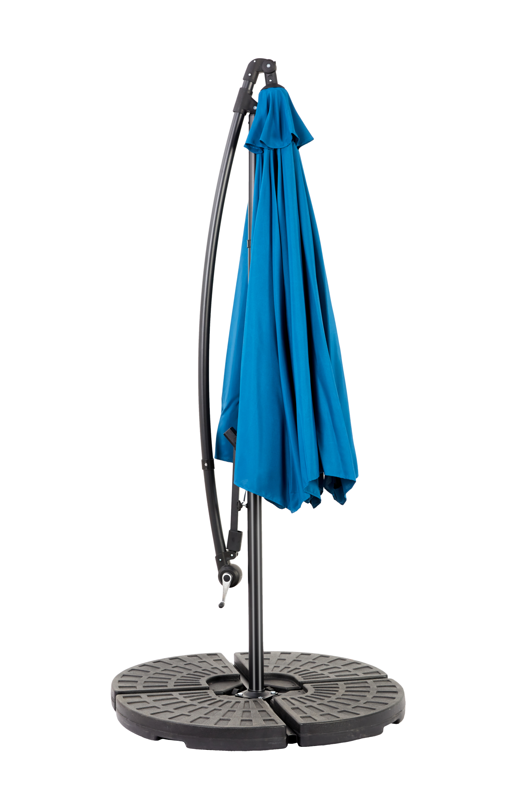 10ft Offset Hanging Market Patio Umbrella with Easy Tilt Adjustment by HouseOfZazla