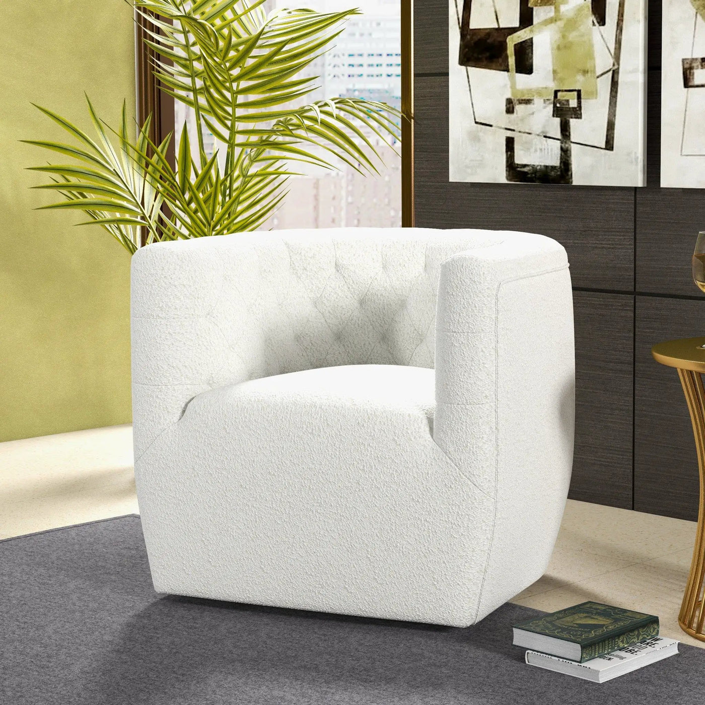 Delaney - Ergonomic Design Swivel Chair by HouseOfZazla