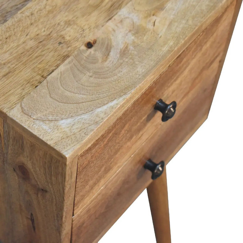 Mini 2 Drawer Nightstand by HouseOfZazla