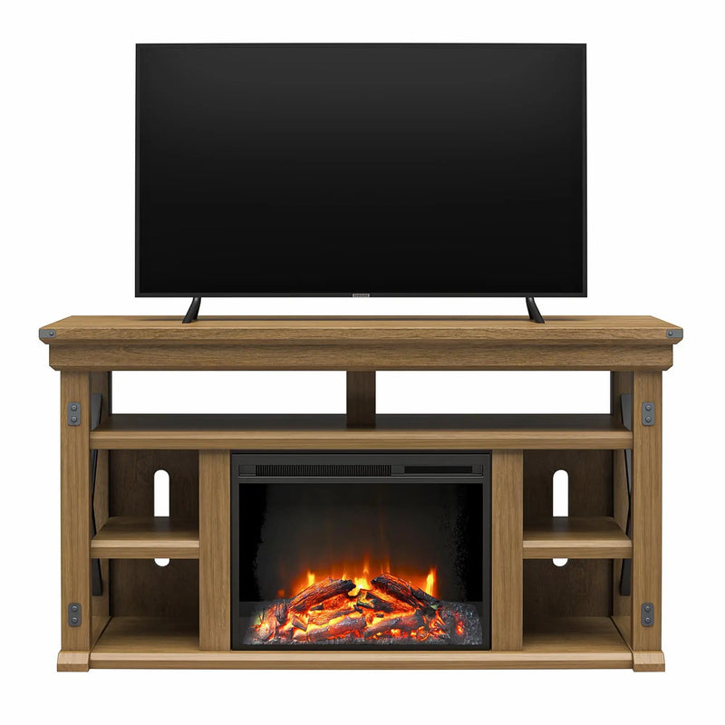 Wildwood - Fireplace TV Stand - Gray by Unique Piece Furniture