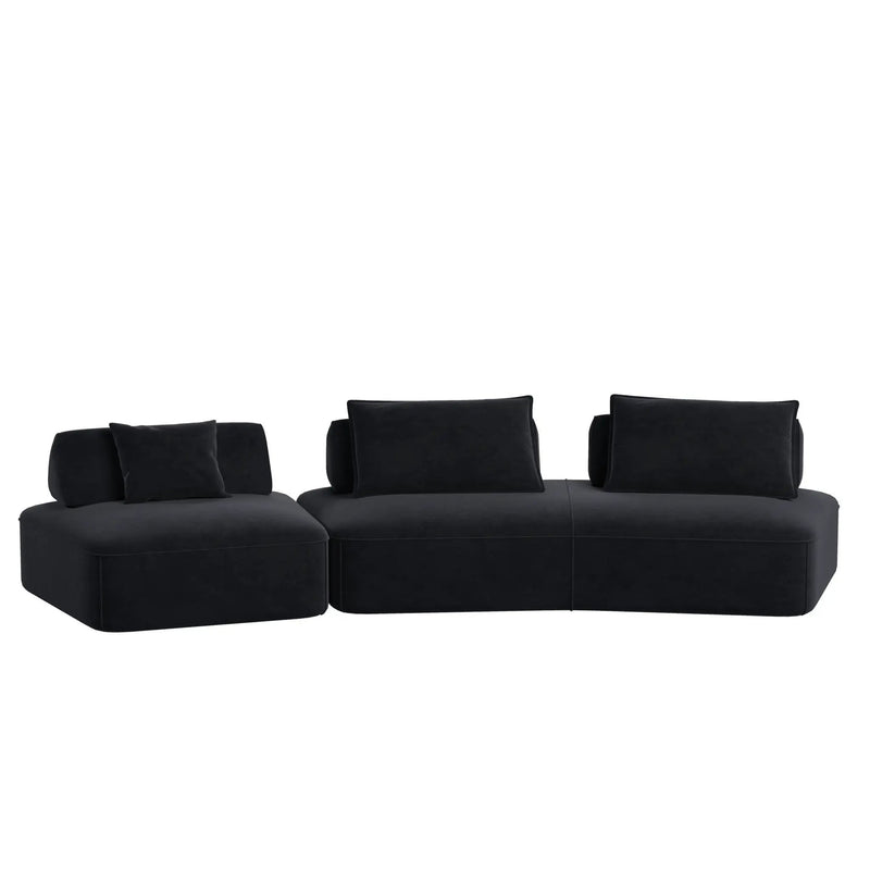 Modern Luxury Oversized Modular Sectional Sofa Set by HouseOfZazla