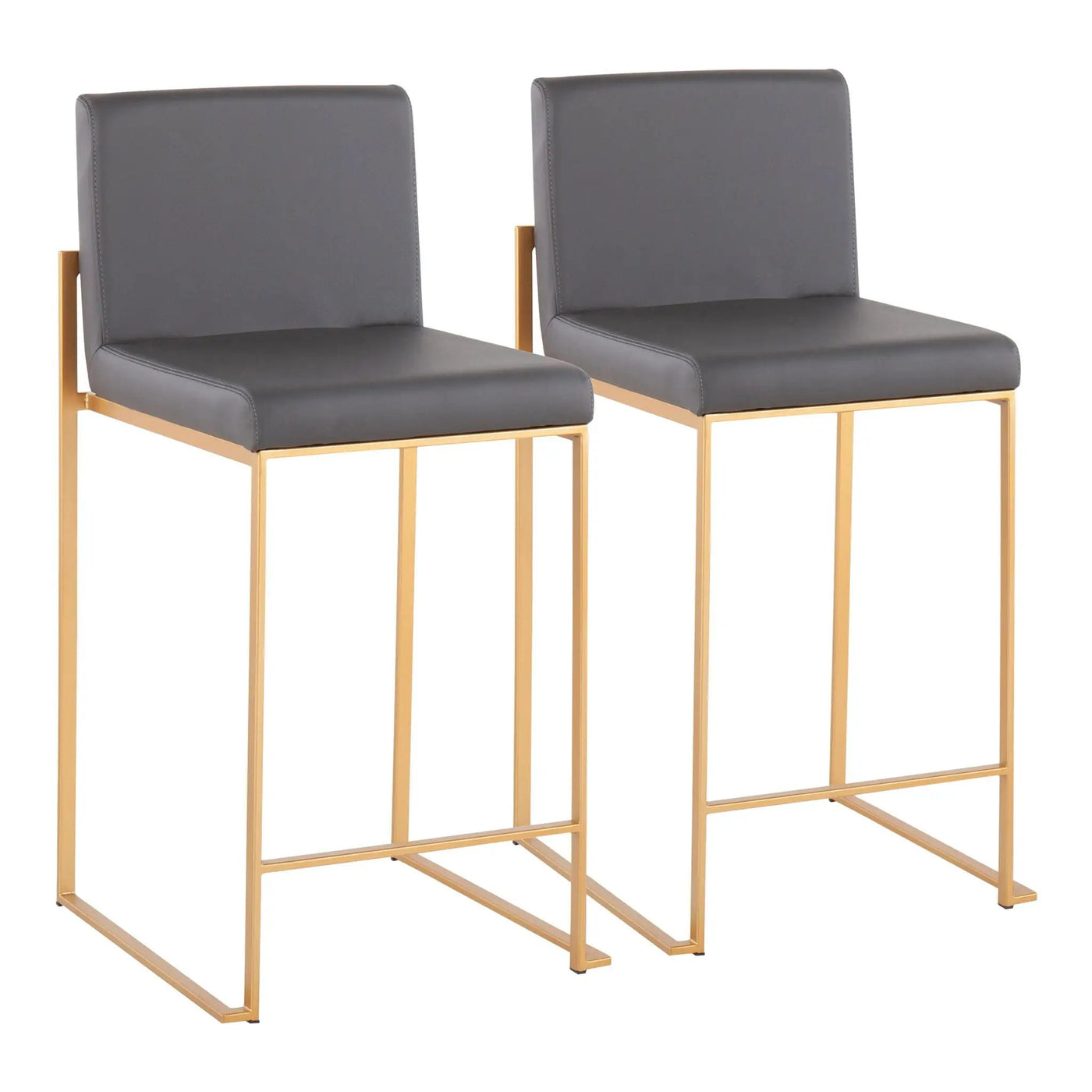 Fuji - Contemporary High Back Stylish Counter Stool by HouseOfZazla