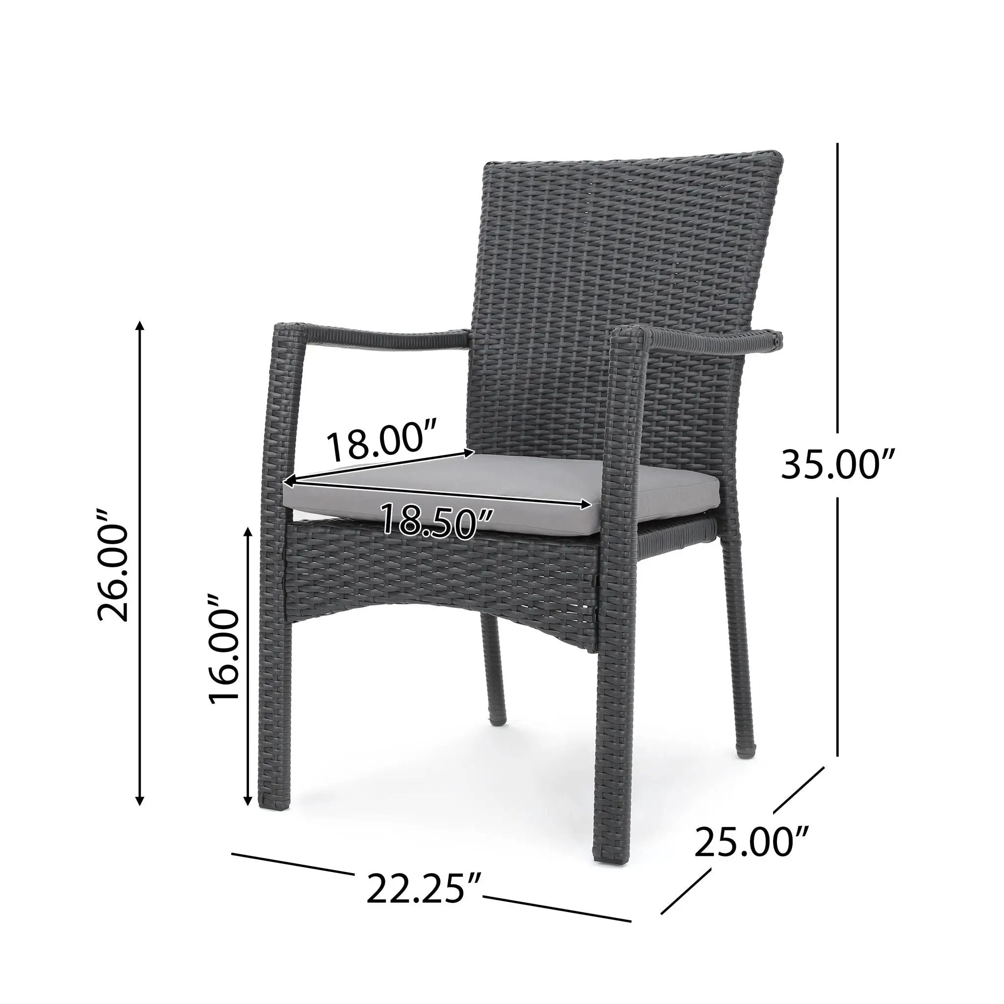 Corsica Dining Chair Set of 2 by HouseOfZazla