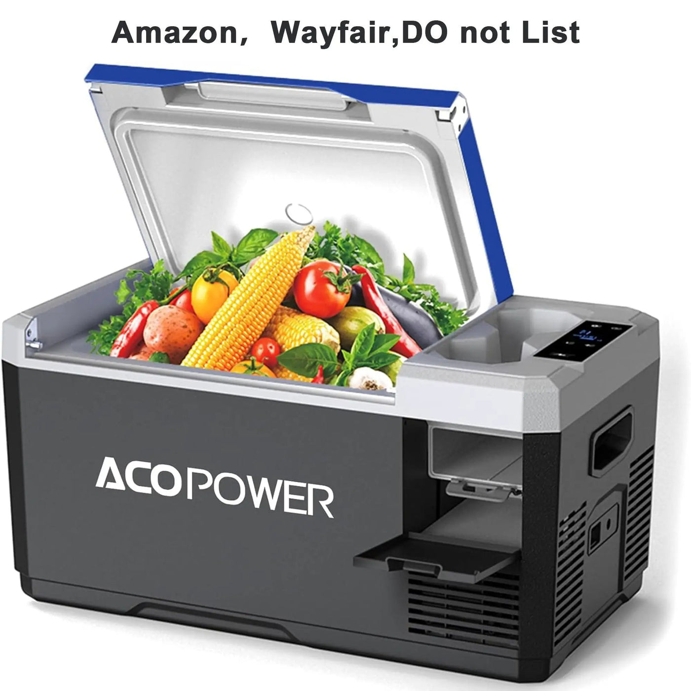 Portable Refrigerator, Car Freezer With App Control, 12V, 45W Low Noice Cooler For Rv, Boat by HouseOfZazla