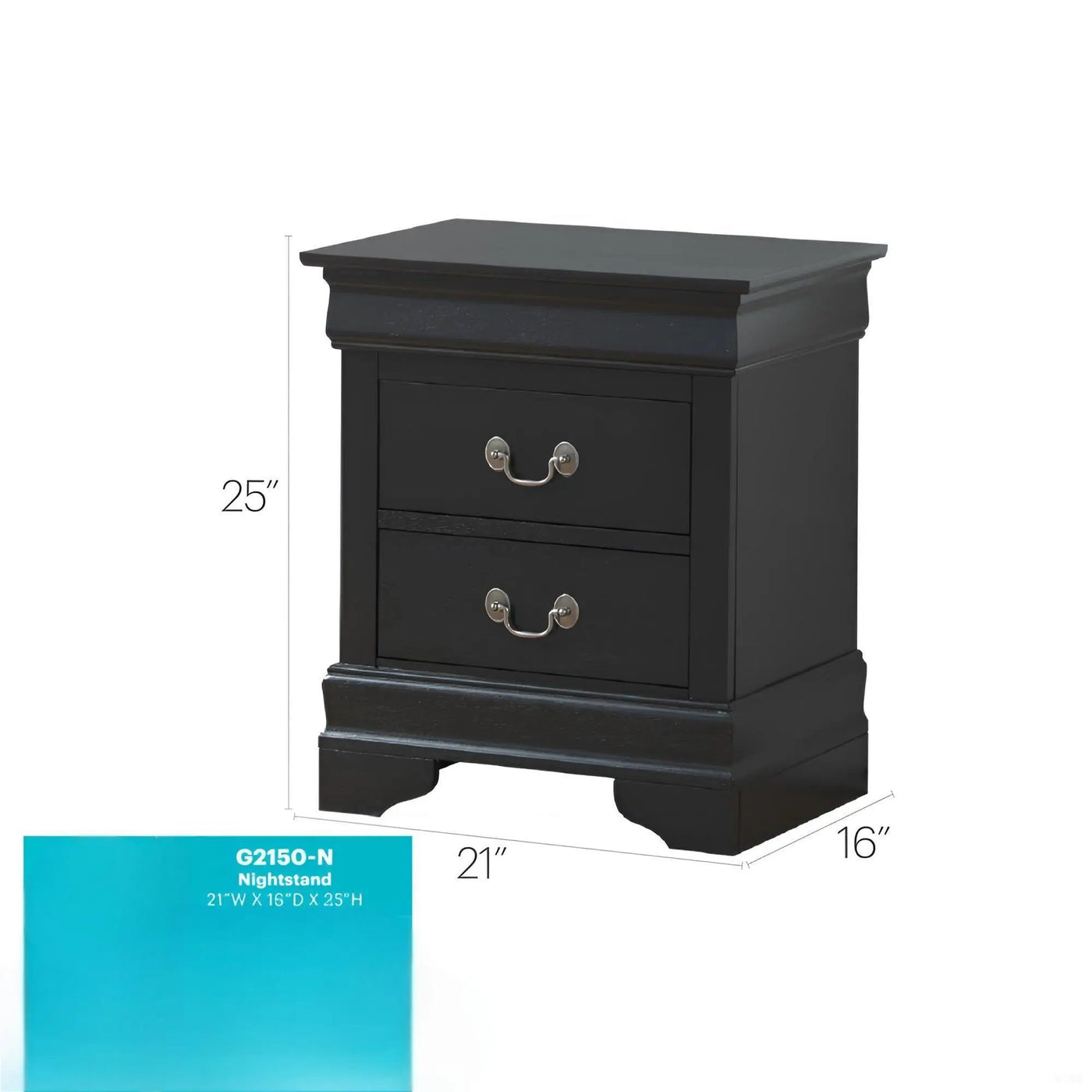 Traditional Style Bedroom Accent Nightstand by Unique Piece Furniture