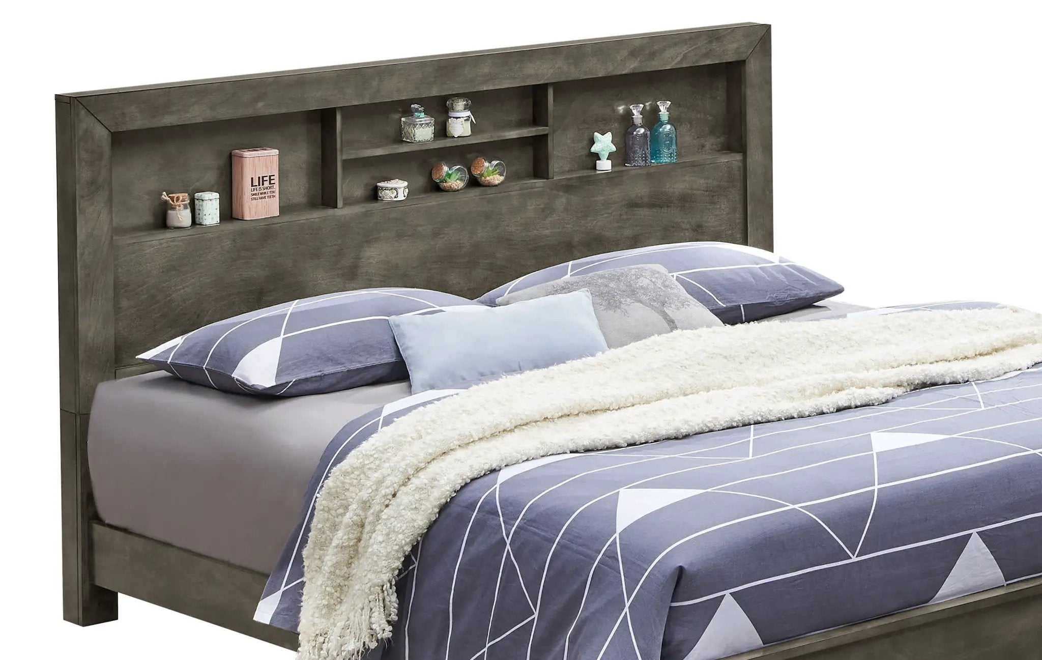 Bed With Transitional Design Stylish by HouseOfZazla