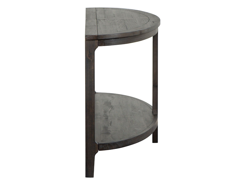 Boswell - Demilune Sofa Table - Peppercorn, photo 7 of 7