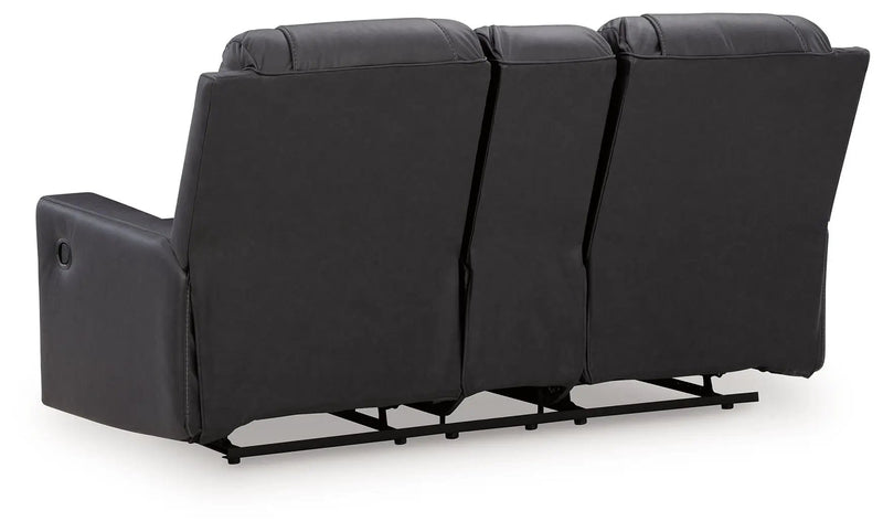 Mackmenville - Double Reclining Loveseat With Console by Unique Piece Furniture