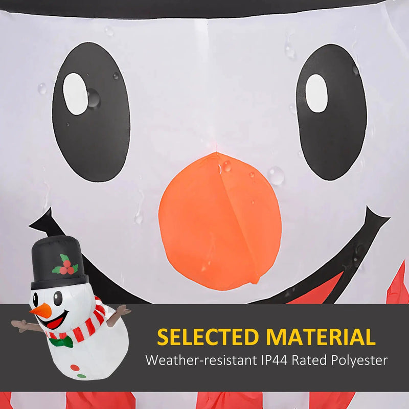 3.4' Inflatable Hanging Snowman Christmas Display by HouseOfZazla