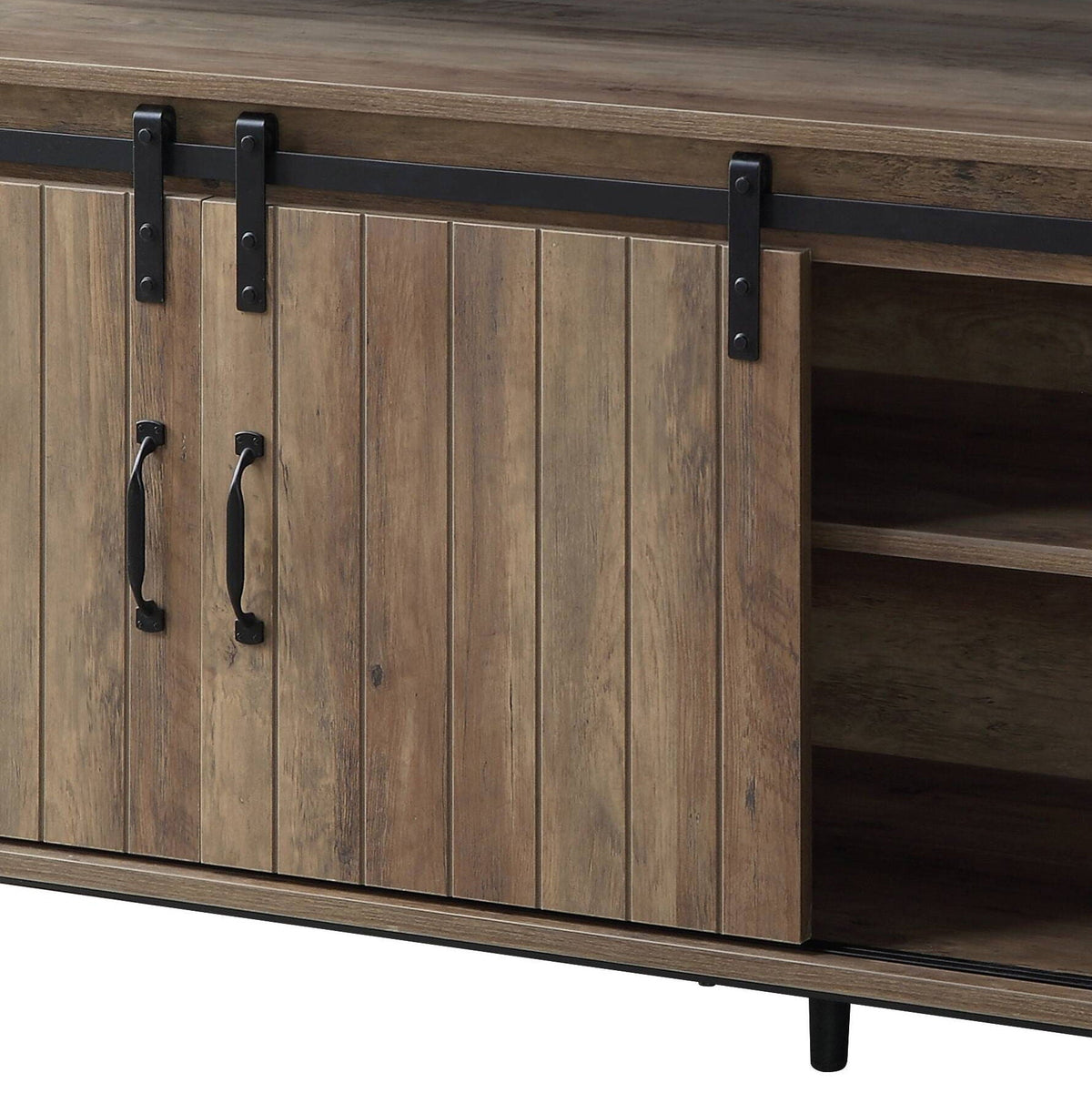 Rashawn Rustic TV Stand - Oak, photo 4 of 4