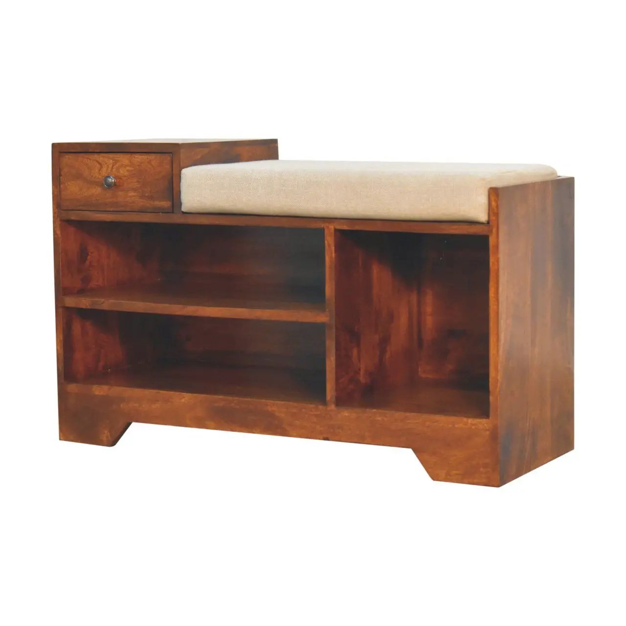 Retreat - Shoe Bench, 1 Drawer - Chestnut by Unique Piece Furniture
