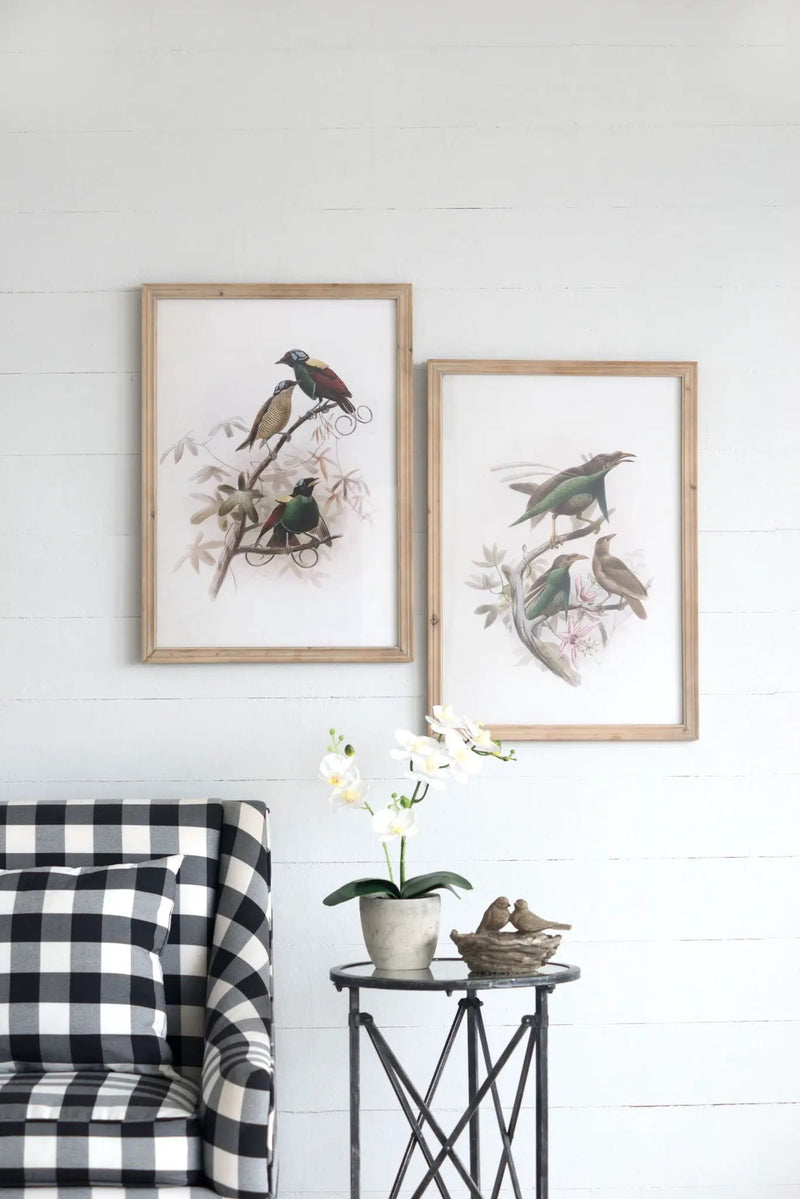 Bird Framed Print (Set of 2) - Multicolor by HouseOfZazla