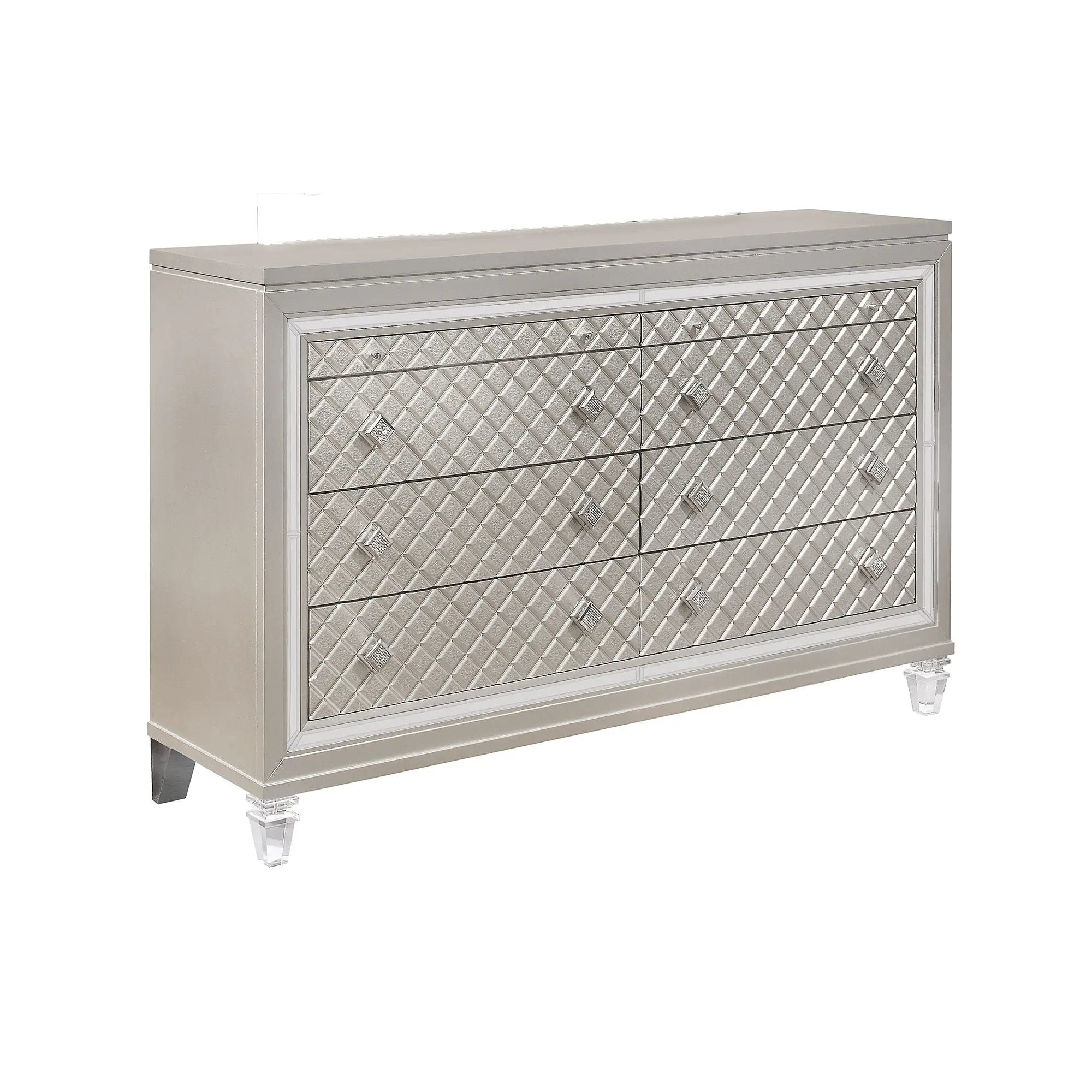 Cross - Glam Dresser - Champagne by Unique Piece Furniture