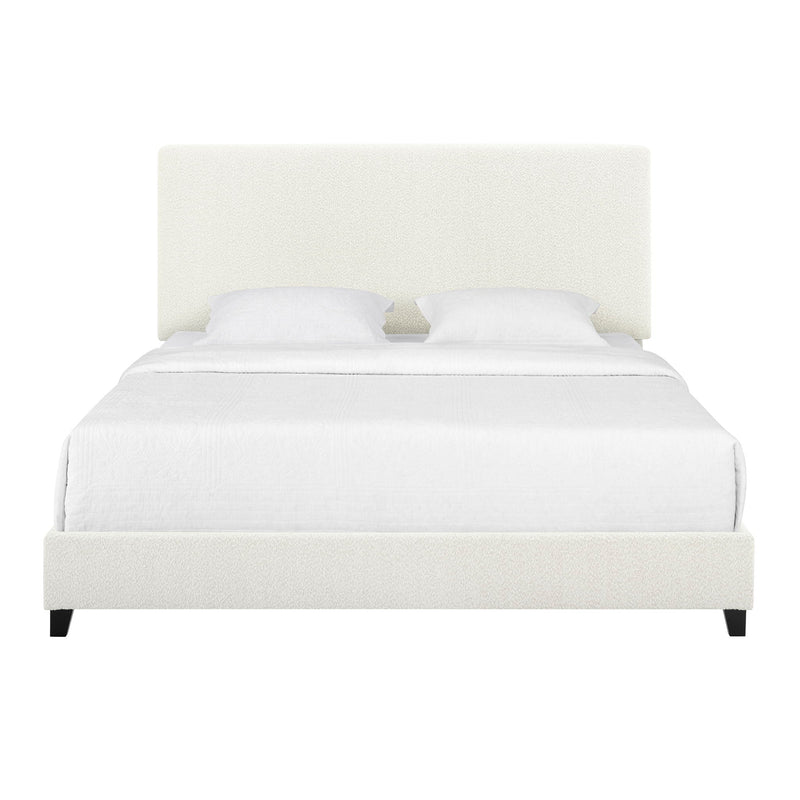 Platform Bed & Upholstered Headboard by HouseOfZazla
