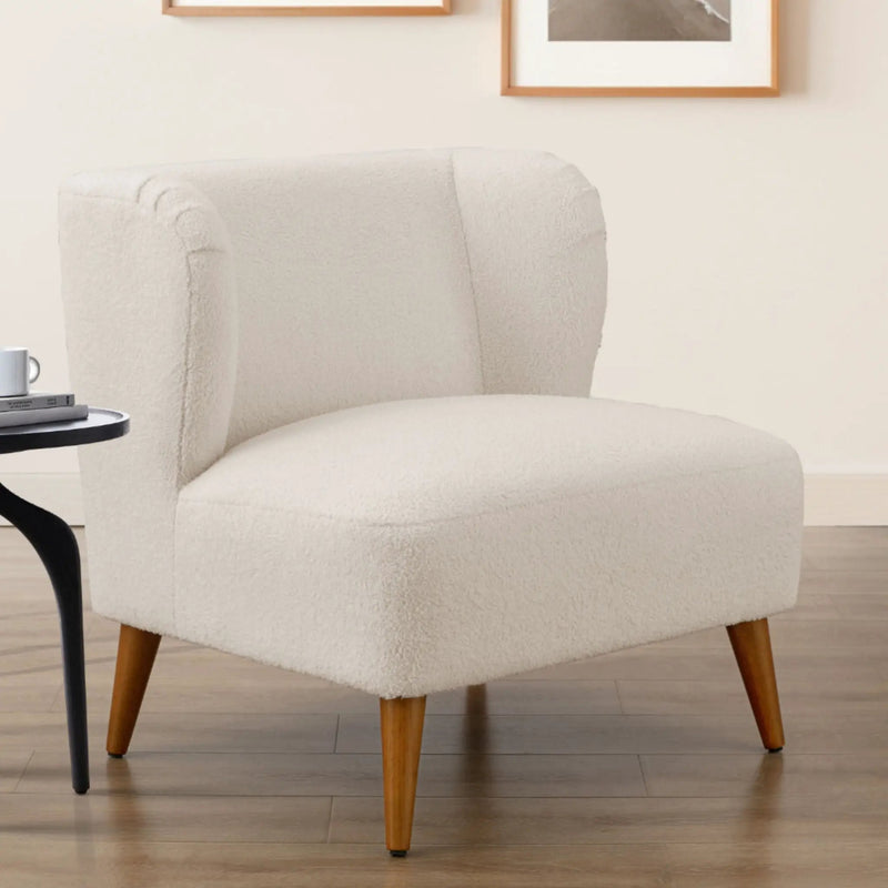 Veda - Accent Chair - White by HouseOfZazla
