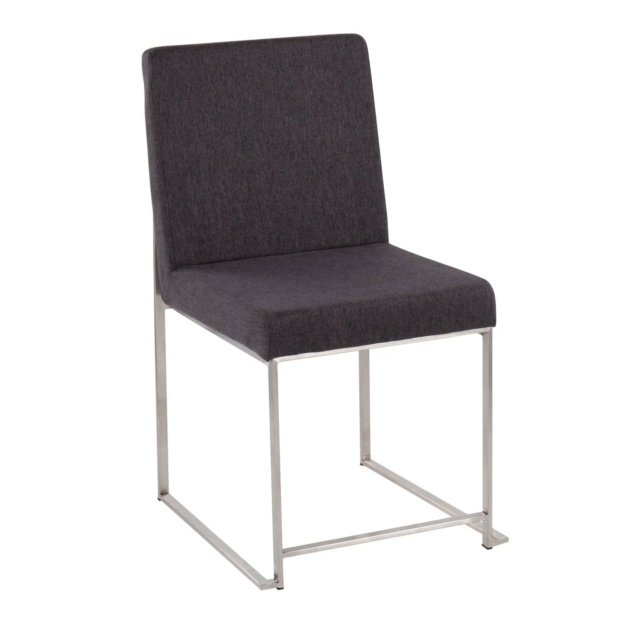 Fuji - Contemporary High Back Dining Chair, Modern Elegance (Set of 2) by Unique Piece Furniture