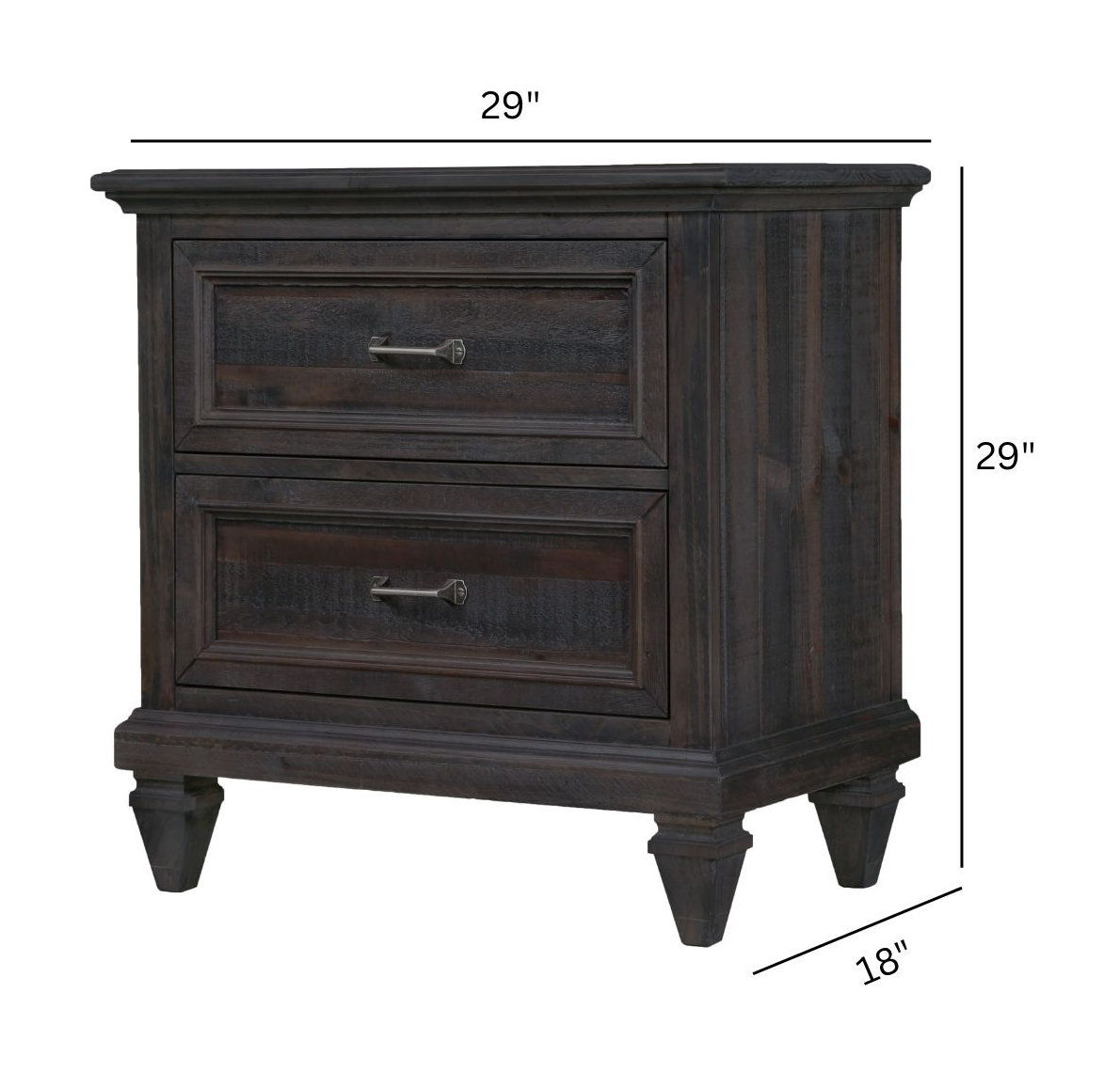 Calistoga - Nightstand - Weathered Charcoal, photo 7 of 7