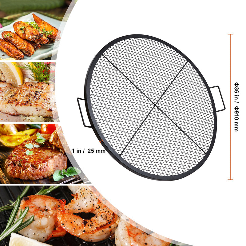 X-Marks Fire Pit Grill Grate, 36 Inch by HouseOfZazla