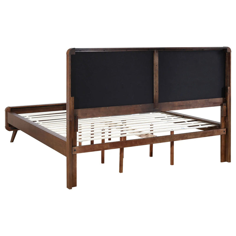 Robyn Wood California King Platform Bed Dark Walnut by Unique Piece Furniture