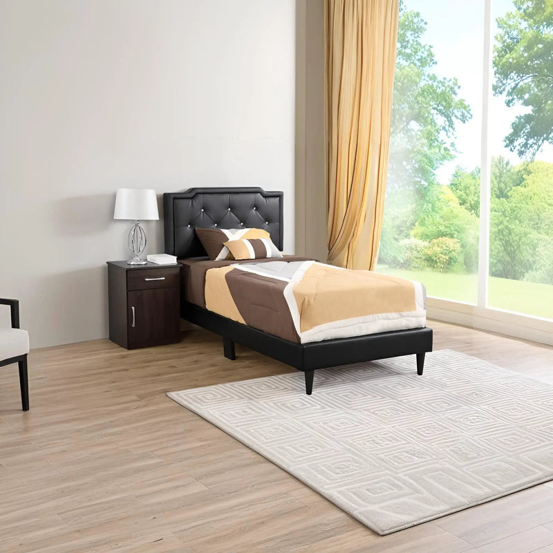 Button Tufted Bed Charming For Cozy Spaces by Unique Piece Furniture