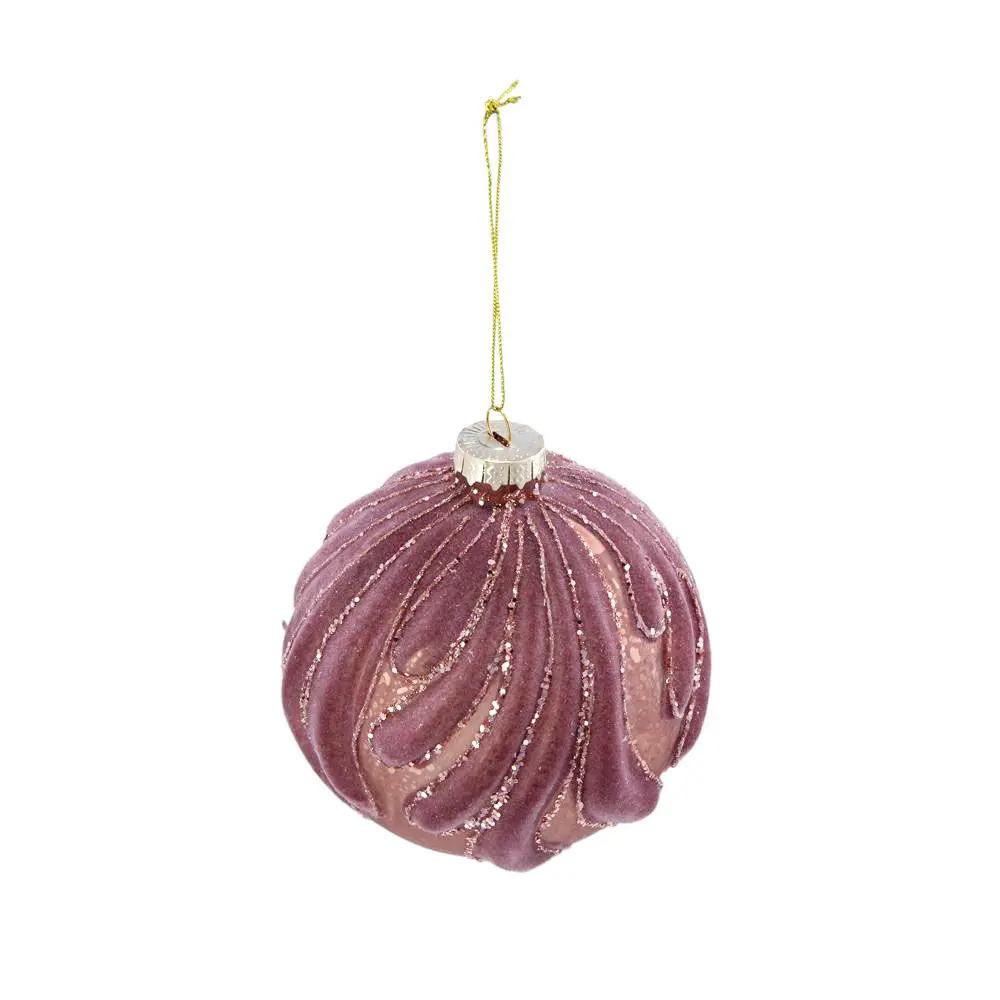 Decorative Hanging Glass Christmas Ball Ornaments - Set of 6 by HouseOfZazla
