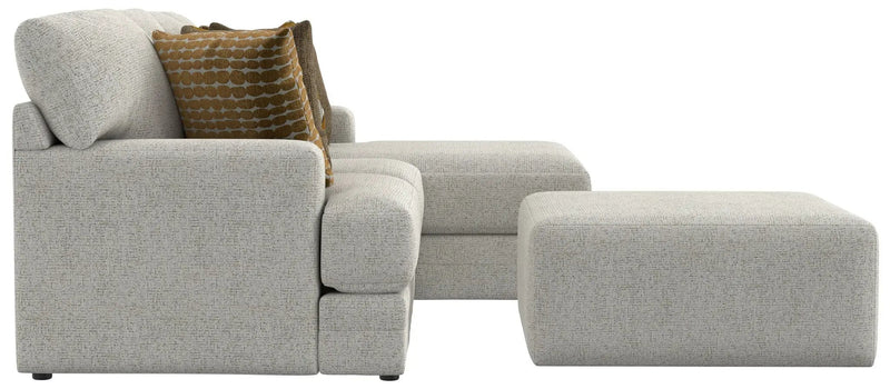 Tori - Sectional With Comfort Coil Seating, Cocktail Ottoman And Accent Pillows Included by Unique Piece Furniture