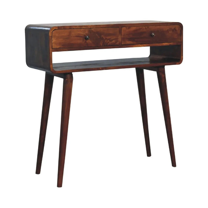 Sonata - Chestnut Console Table by HouseOfZazla