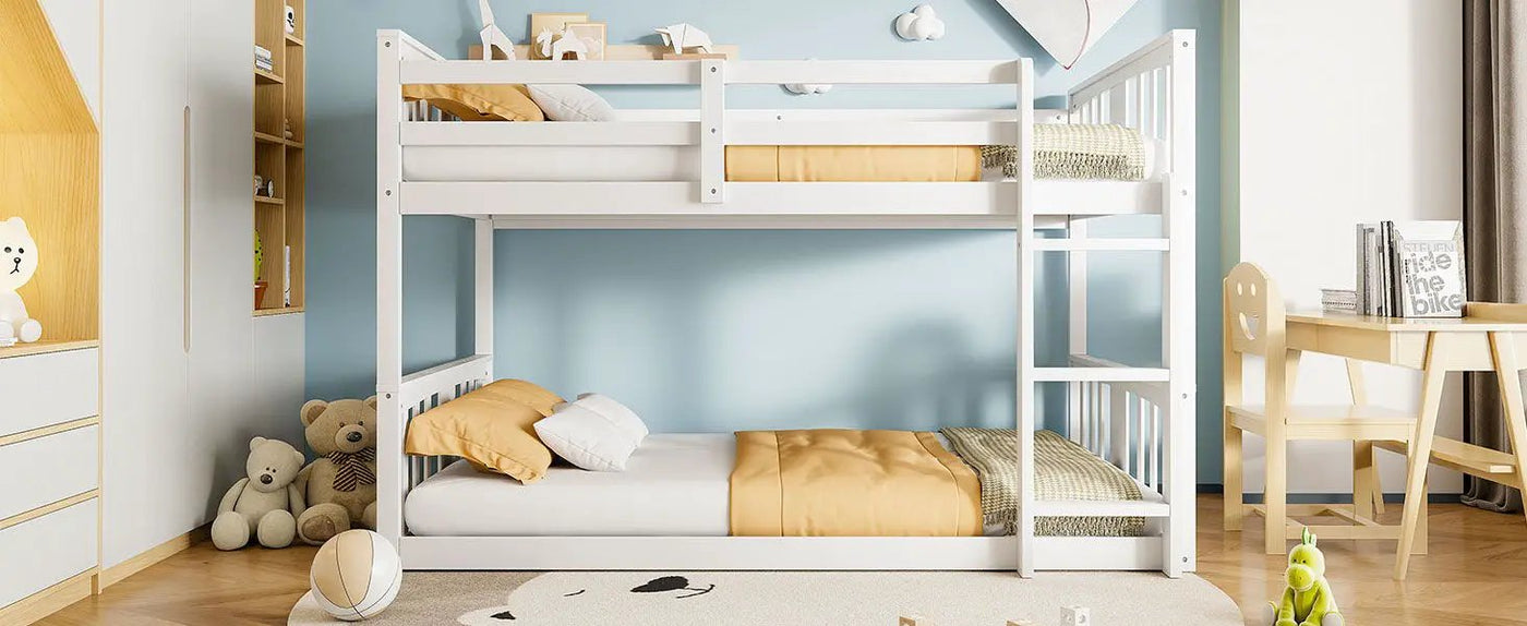 Solid Construction Bunk Bed & Ladder by HouseOfZazla