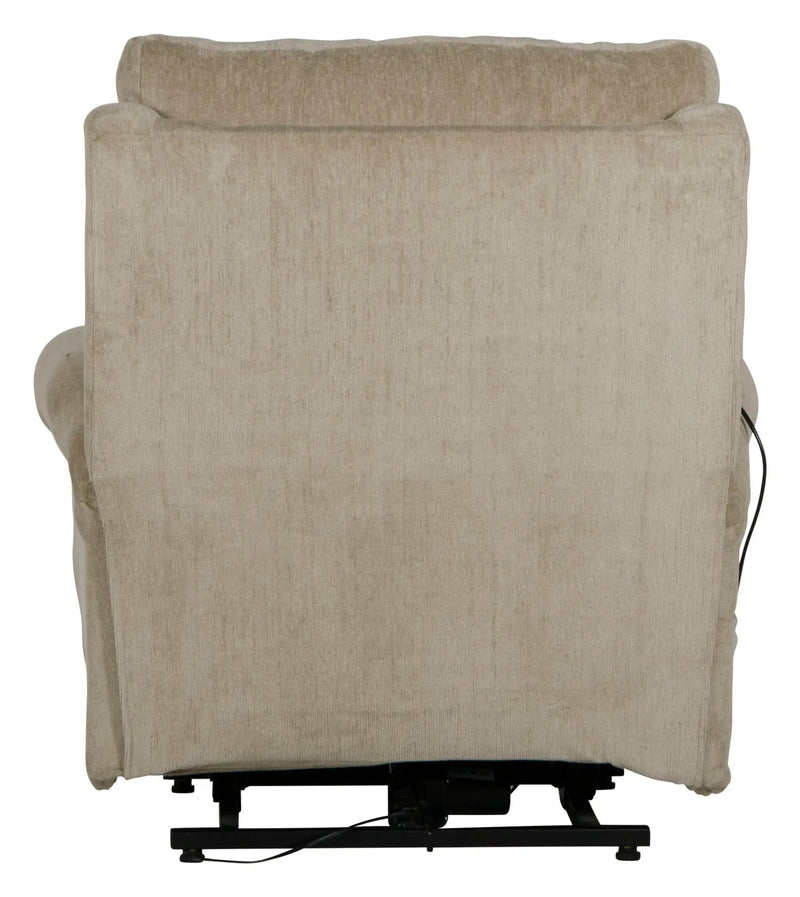 Warner - Power Headrest With Lumbar Power Lay Flat Recliner by Unique Piece Furniture
