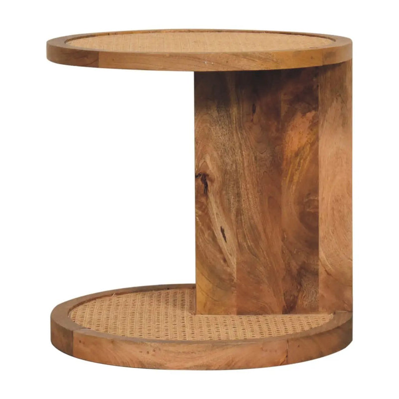 Close Knit Corner End Table - Oak by HouseOfZazla