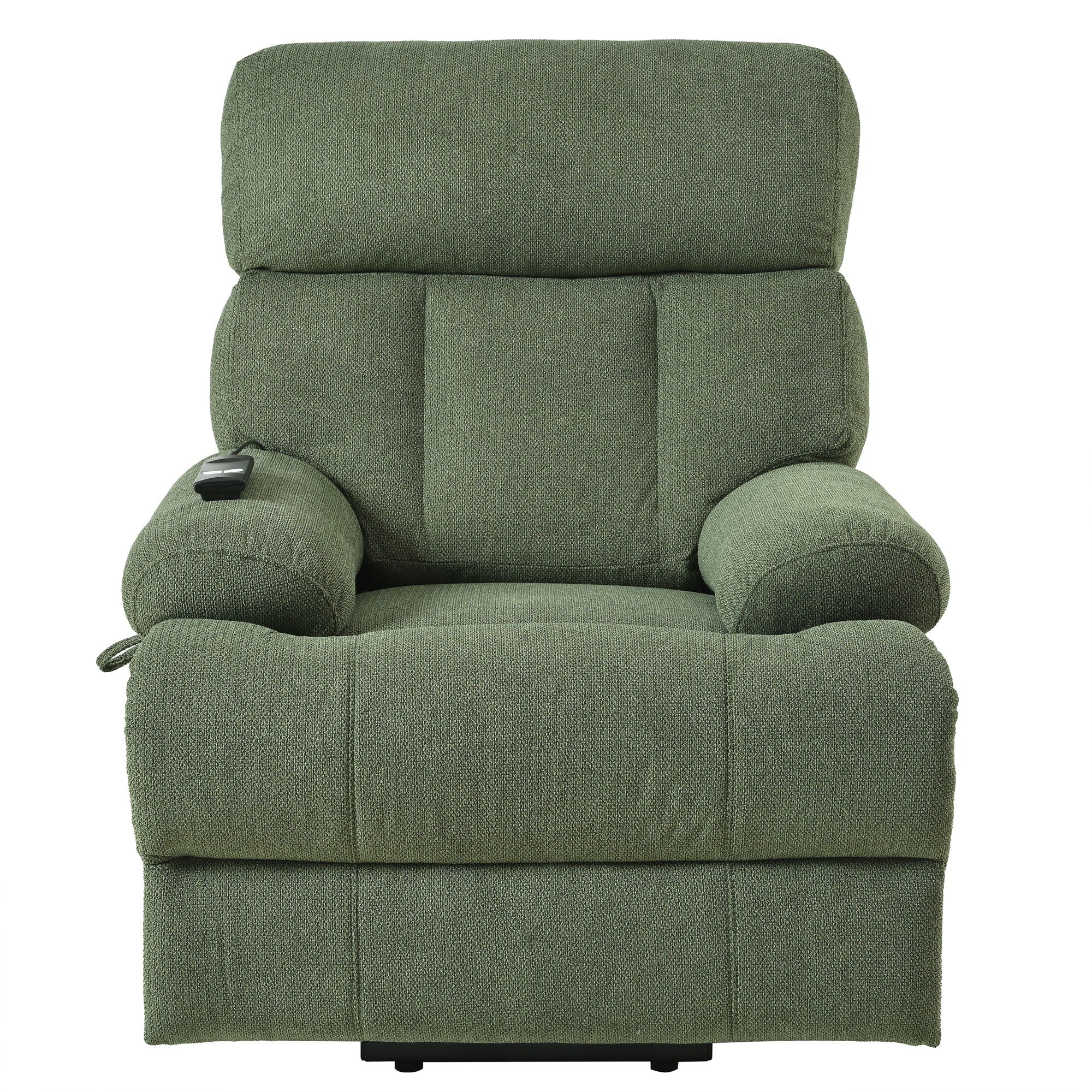 Oversized Power Lift Recliner Chai With Remote Control, Side Pocket, Spacious Seat by HouseOfZazla