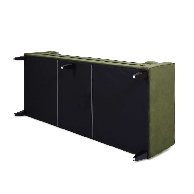 Nicholi - Mid-Century Modern Sofa - Olive Green by HouseOfZazla