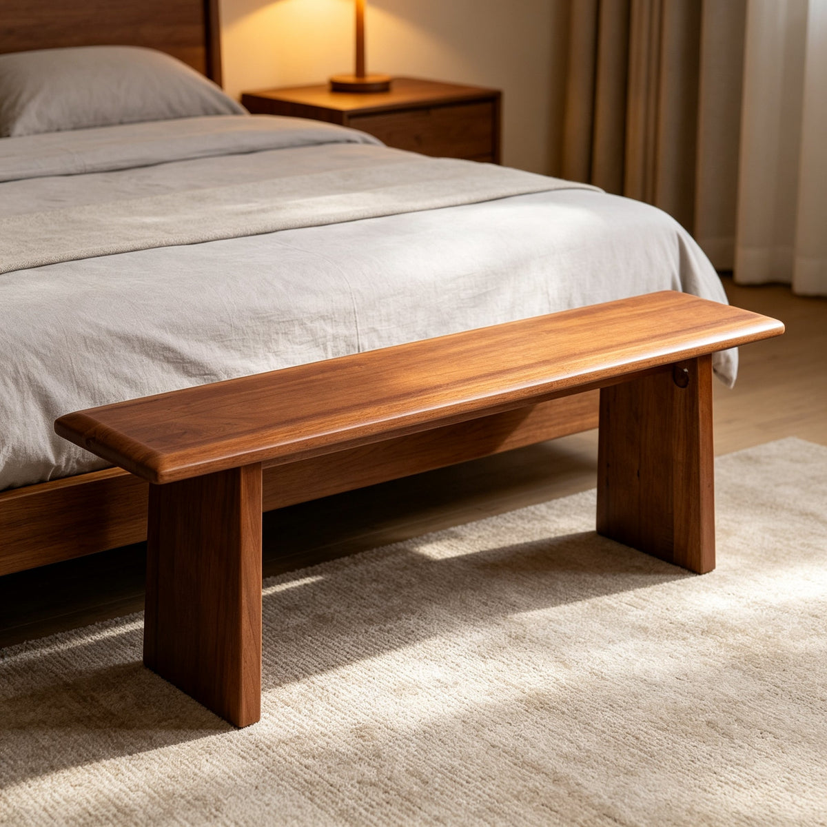 Solid Wood Dining Bench, photo 10 of 10