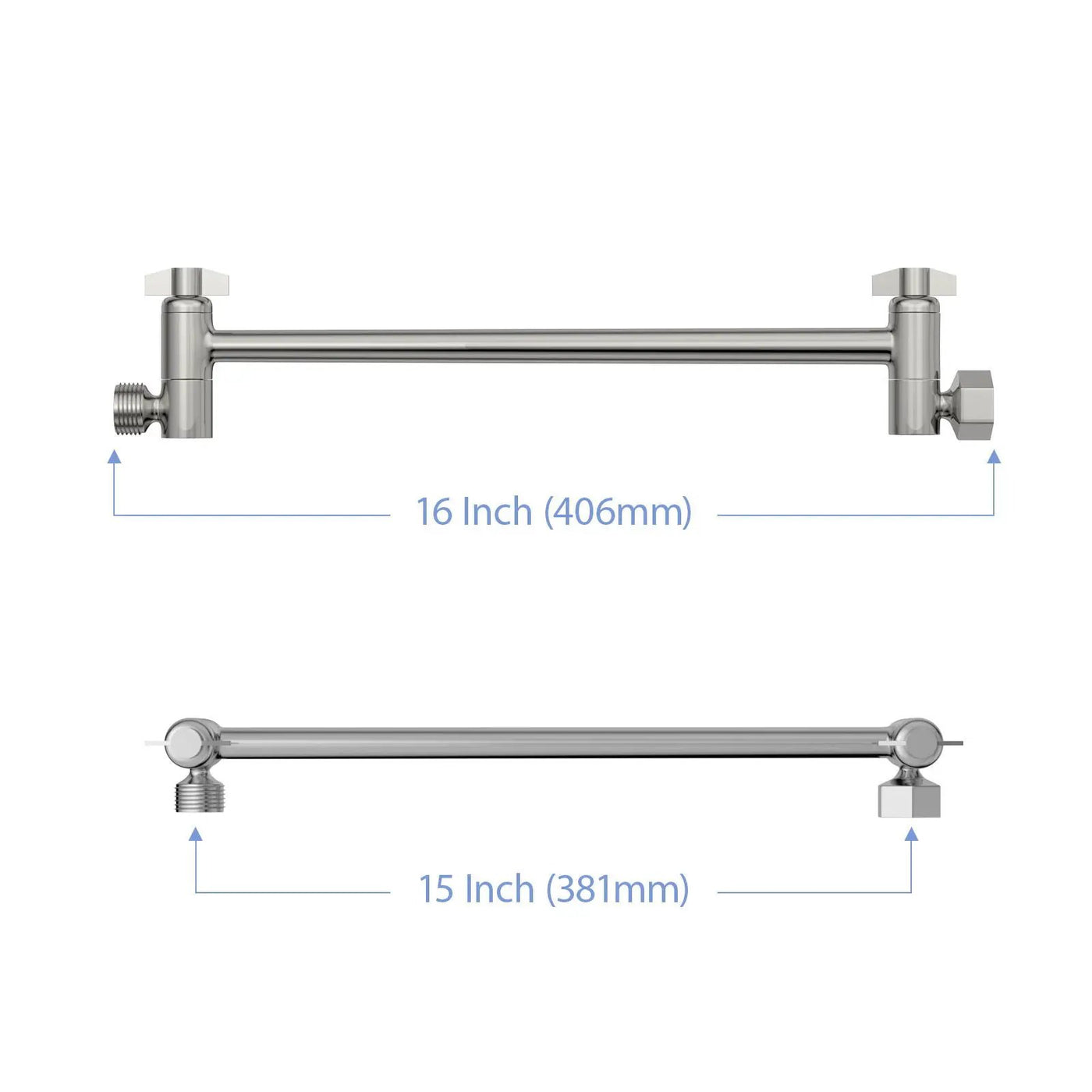 Sleek Design Stainless Steel Shower Arm Extension by HouseOfZazla