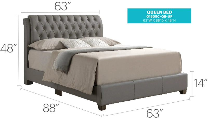 Tufted Upholstered Bed by HouseOfZazla